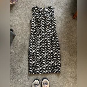 Calvin Klein black and white dress!